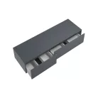 Isaurie fürdőszobai szekrény antracit színben