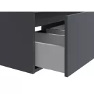 Isaurie fürdőszobai szekrény antracit színben