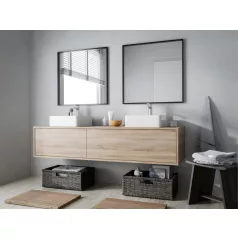 Isaurie fürdőszobai szekrény sonoma színben