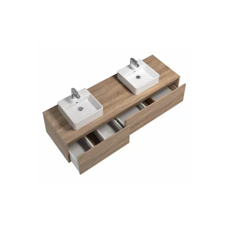 Isaurie fürdőszobai szekrény sonoma színben