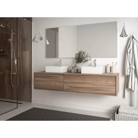 Isaurie fürdőszobai szekrény dió színben