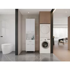 Minela fürdőszobai szekrény fehér színben 50 cm