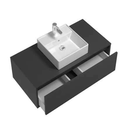 Teana fürdőszobai szekrény antracit színben