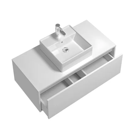 Teana fürdőszobai szekrény fehér színben