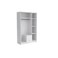 Pino I. tükrös gardróbszekrény 120 cm szürke színben