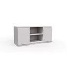 Merg 2 ajtós - 2 polcos TV szekrény fehér színben