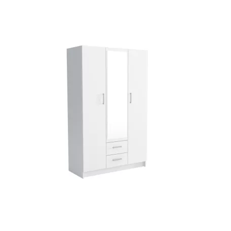 Pino I. tükrös gardróbszekrény 120 cm fehér színben