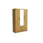 Pino I. tükrös gardróbszekrény 120 cm artisan színben