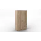 Pino III. akasztós, polcos, fiókos gardróbszekrény 96 cm sonoma színben