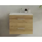 Kayla fürdőszobai alsó szekrény 60 cm riviera tölgy színben