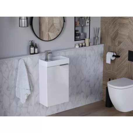 Taho fürdőszobai szekrény fehér színben