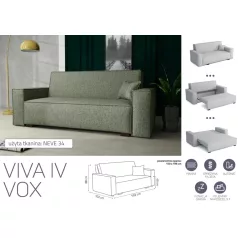 VIVA Vox IV. előre nyíló kanapé Neve 34 színben