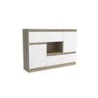 Merida sonoma/fehér komód