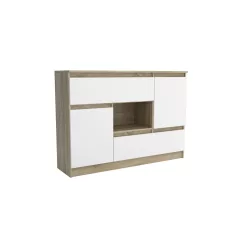 Merida sonoma/fehér komód