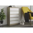 Ariel 1 sonoma/fehér komód