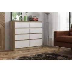 Ariel 2 sonoma/fehér komód