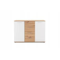 Jacky 2 artisan/fehér komód 120 cm