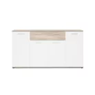 Jacky 3 country szürke/fehér komód 160 cm