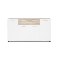 Jacky 3 country szürke/fehér komód 160 cm