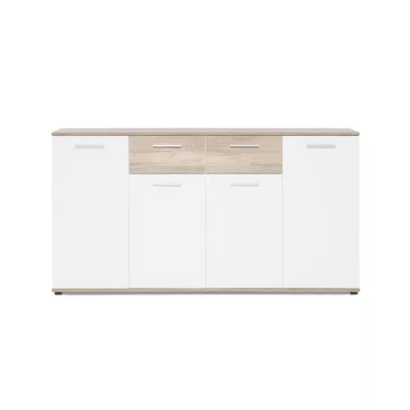 Jacky 3 country szürke/fehér komód 160 cm