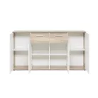 Jacky 3 country szürke/fehér komód 160 cm