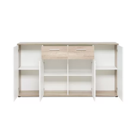 Jacky 3 country szürke/fehér komód 160 cm