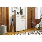 Jacky 1 country szürke/fehér komód 60 cm