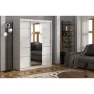 Palma LUX 180 cm tolóajtós gardróbszekrény, fehér színben