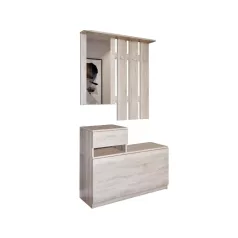 Palma LUX előszoba garnitúra tükörrel, sonoma tölgy