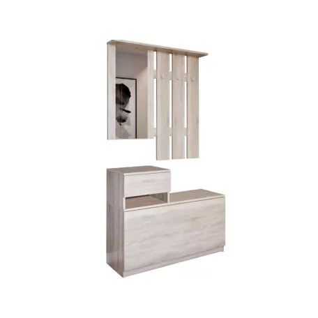 Palma LUX előszoba garnitúra tükörrel, sonoma tölgy