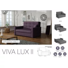 VIVA LUX II. előre nyíló fotelágy Look 14 színben
