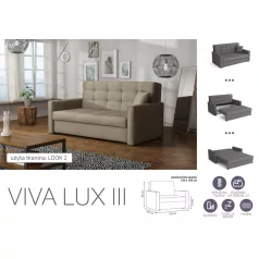 VIVA LUX III. előre nyíló fotelágy Look 2 színben
