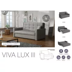VIVA LUX III. előre nyíló fotelágy Look 9 színben