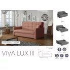 VIVA LUX III. előre nyíló fotelágy Look 16 színben