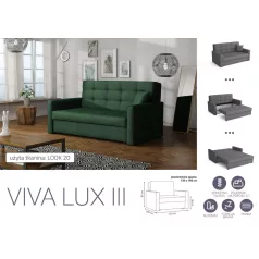 VIVA LUX III. előre nyíló fotelágy Look 20 színben