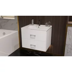   NOEL fürdőszoba szekrény + mosdóval 60 cm fehér színben