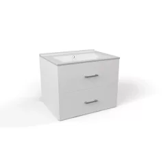   NOEL fürdőszoba szekrény + mosdóval 80 cm fehér színben