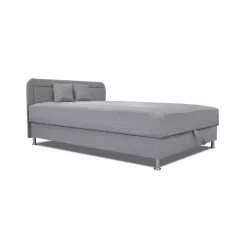 Árkád klasszikus franciaágy, középszürke (160 cm)