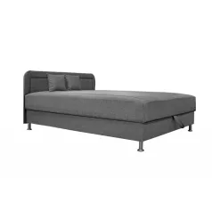 Árkád klasszikus franciaágy, sötétszürke (160 cm)
