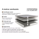 Conforto Ortopéd Lux hipoallergén matrac 140x200 cm