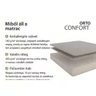 Conforto Ortho hipoallergén matrac 160x200 cm