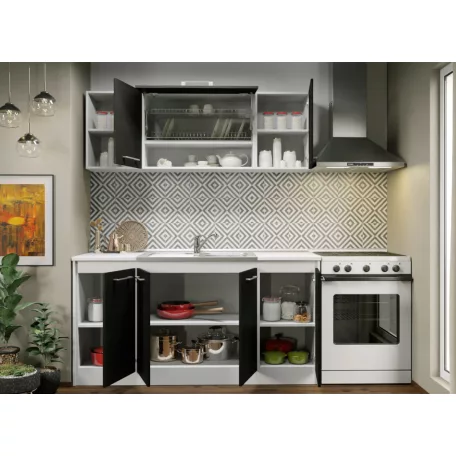 Konyha Noir - 05 - 163,2 cm