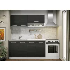 Konyha Noir - 04 - 163,2 cm