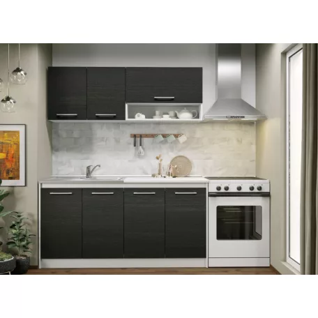 Konyha Noir - 04 - 163,2 cm