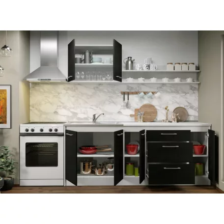 Konyha Noir - 14 - 203,2 cm
