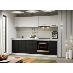 Ferrara konyha Luna fehérrel - 09 - 243,2 cm