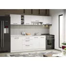 Alaszka fehér konyha - 18 - 260 cm