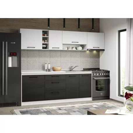 Ferrara konyha Luna fehérrel - 10 - 260 cm