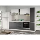 Lorand szürke-fehér konyhabútor - 16 - 243,2 cm