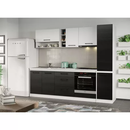 Ferrara konyha Luna fehérrel - 08 - 243,2 cm